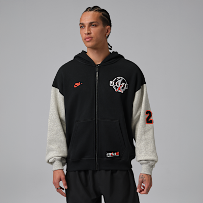 Jordan Brooklyn Men's Oversized Full-Zip Hoodie. Nike.com